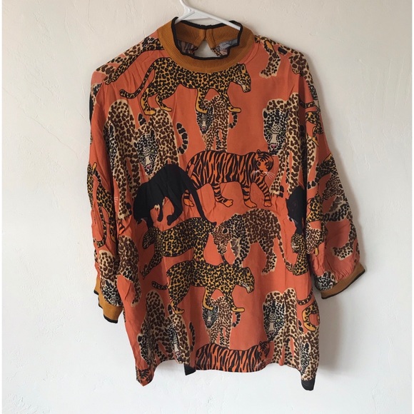 NWT Anthropologie Zaniya Menagerie Top - Picture 5 of 5